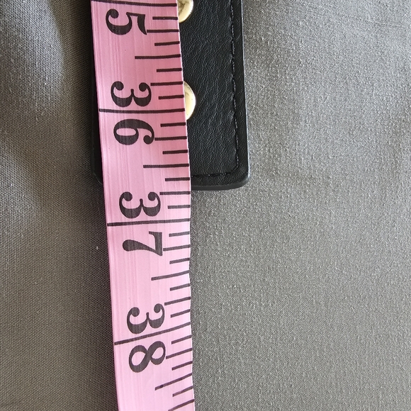 Women's faux leather belt with long fringe size OS - Picture 9 of 12